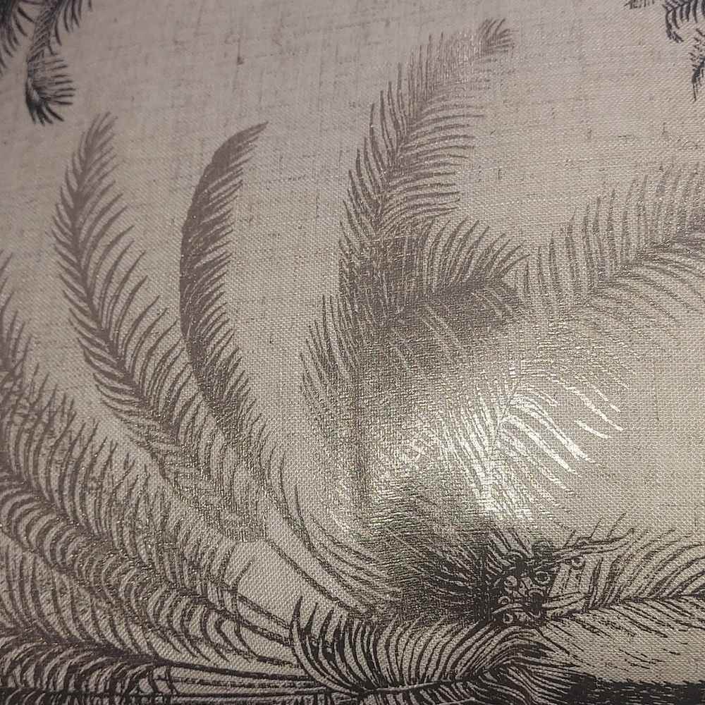 Set (2) Decorative Palm Tree Pillow Covers 18" x 18" - Picture 7 of 8